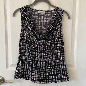 Calvin Klein cowl neck sleeveless top